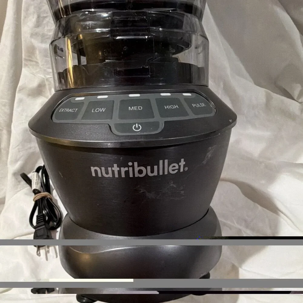 NutriBullet NBC-12A 1200W Electric Blender 64 oz Pitcher Gray/Black